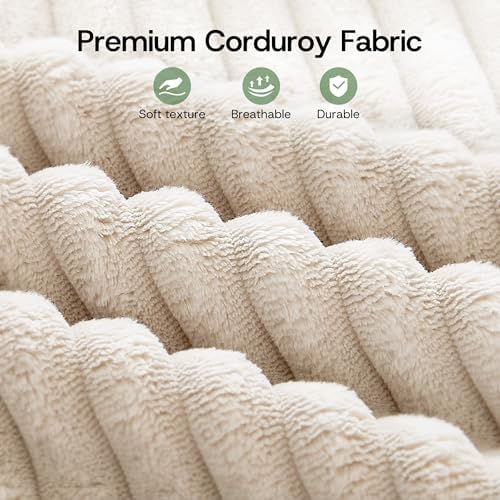 Convertible 4-in-1 Folding Sofa Bed Sleeper Chair, Single Beige | MEGAYES Foldable Chaise Couch Lounger & Mattress Pocket Coil+Foam Fill Medium Support, No Assembly for Living Room/Bedroom