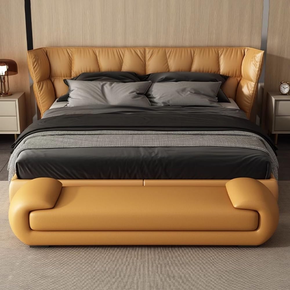 Modern Bed End Stool Bedroom Long Sofa Master Living Room Bedside Shoe Bench Entryway(Gris,Medium)