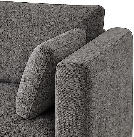 CHITA Oversized Modular Sectional Fabric Sofa Set, Extra Large U Shaped Couch with Reversible Chaise, 146 inch Width, 6 Seat Modular Sofa with Storage Ottamans, Grey | Oversized Modular Sectional Sofa Set, FSC Certified, U Shaped Couch, with Reversible