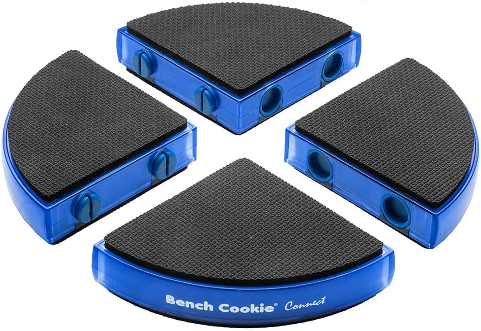 Rockler Bench Cookie Connect - Supportive Gripper Tool for Woodworking Projects - Custom Shapes for Glue-Ups & Cool Gifts for Woodworkers - Non-Slip Woodworking Safety Equipment for Small Part Sanding