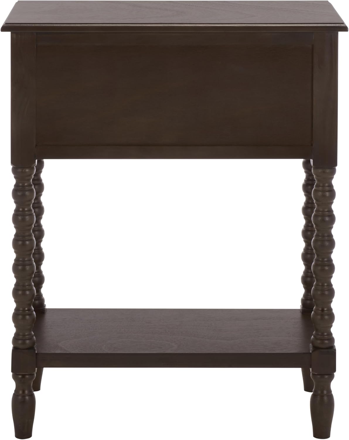 SAFAVIEH Furniture - Athena 3-Drawer Console Table - Dark Chocolate - Solid Wood - Farmhouse Classic Design - Ideal for Entryway, Living Room, Hallway, 23.5" W x 13" D x 29.5" H (CNS5703D)