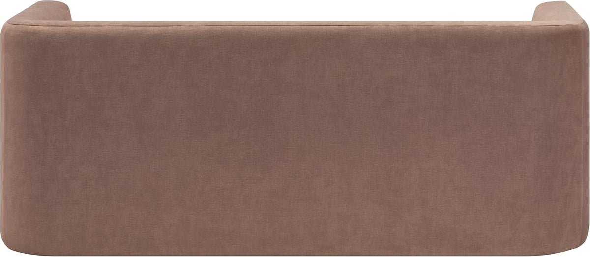 Livabliss Maryann Modern Bench, 24" H x 60" W x 23" D, Clear
