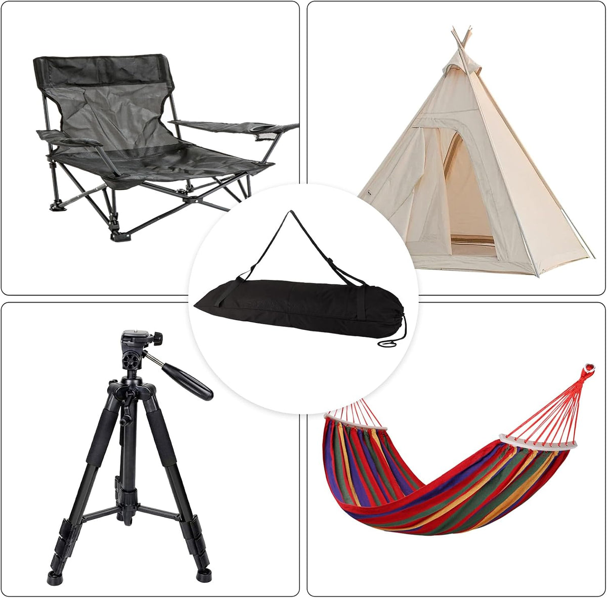 47" x 16" Large Camping Chair Replacement Bag,900D Oxford Cloth Folding Chair Carry Bag with Shoulder Strap, Heavy Duty Carry Sack for Outdoor Fishing Hammock Tent Camping Travel