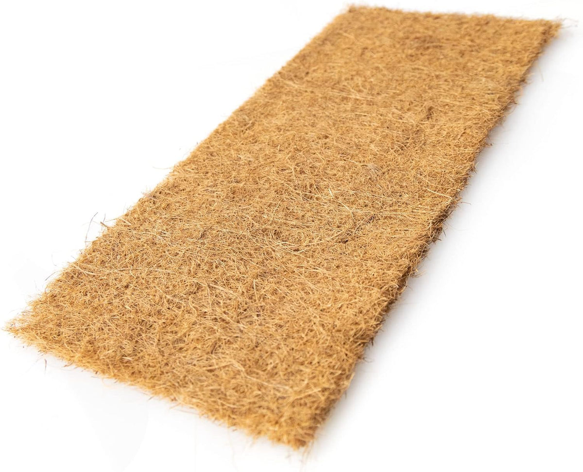 Coconut Coir Hydroponic Grow Mat - Case of 100-10 x 20 Inches for 1020 Trays - Woven Coco Fiber Growing Pad for Microgreens & Wheatgrass
