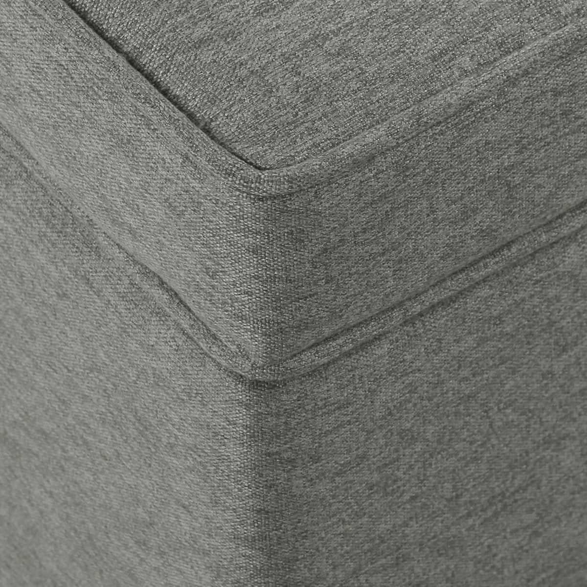 Spatial Order Home Decor | Dinah Collection Modern Storage Ottoman | Ottoman with Storage for Living Room & Bedroom (Cool Light Gray)
