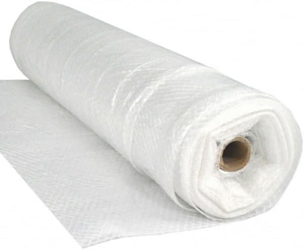 Farm Plastic Supply - String Reinforced 4 Year UV Resistant 10 mil Clear Greenhouse Plastic Sheeting - 4 Year UV Resistant Polyethylene Greenhouse Film, Hoop House Green House Cover (60' x 25')