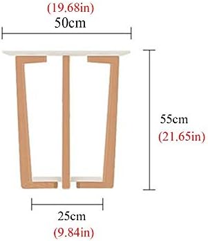 Telephone Table, Round Sofa Side End Tables Coffee Table/Nightstand,Plant/Telephone/Vase Holder for Living Room Bedroom Small Space(Color:Wood Grain,Size:19.6819.6821.65i