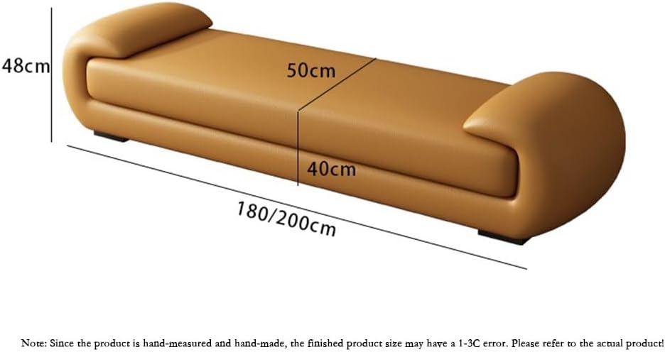 Modern Bed End Stool Bedroom Long Sofa Master Living Room Bedside Shoe Bench Entryway(Gris,Medium)