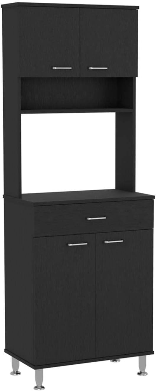 Tuhome Della 60 Pantry Black-Wenge