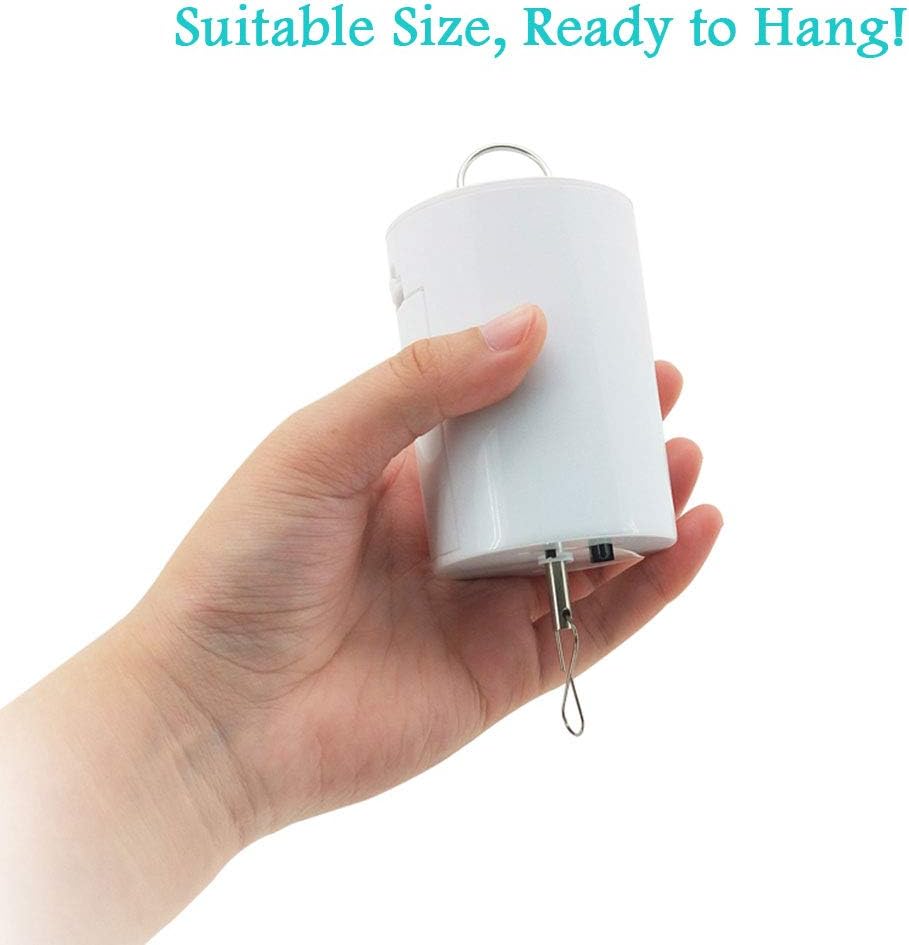 FONMY Hanging Display Motor 10 RPM Low Speed with Remote for Wind Spinner Ornament Hanging Decor Baby Crib Mobile Battery Operated Motor