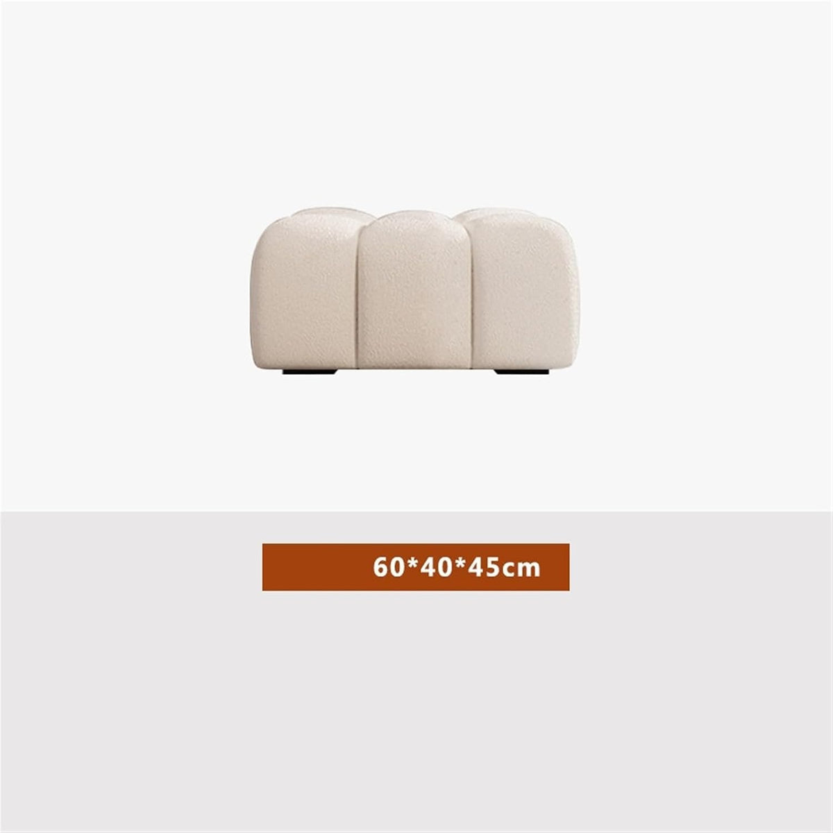 Modern Fabric Bed end Bench Long Bedroom Dressing Room Wooden Shoe Changing Entryway(XS)