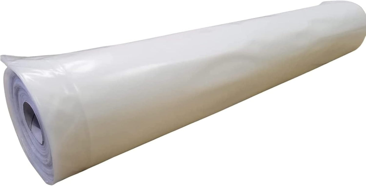Farm Plastic Supply - Clear Greenhouse Plastic Sheeting - 6 mil - (18' x 25') - 4 Year UV Resistant Polyethylene Greenhouse Film, Hoop House Green House Cover for Gardening, Farming, Agriculture