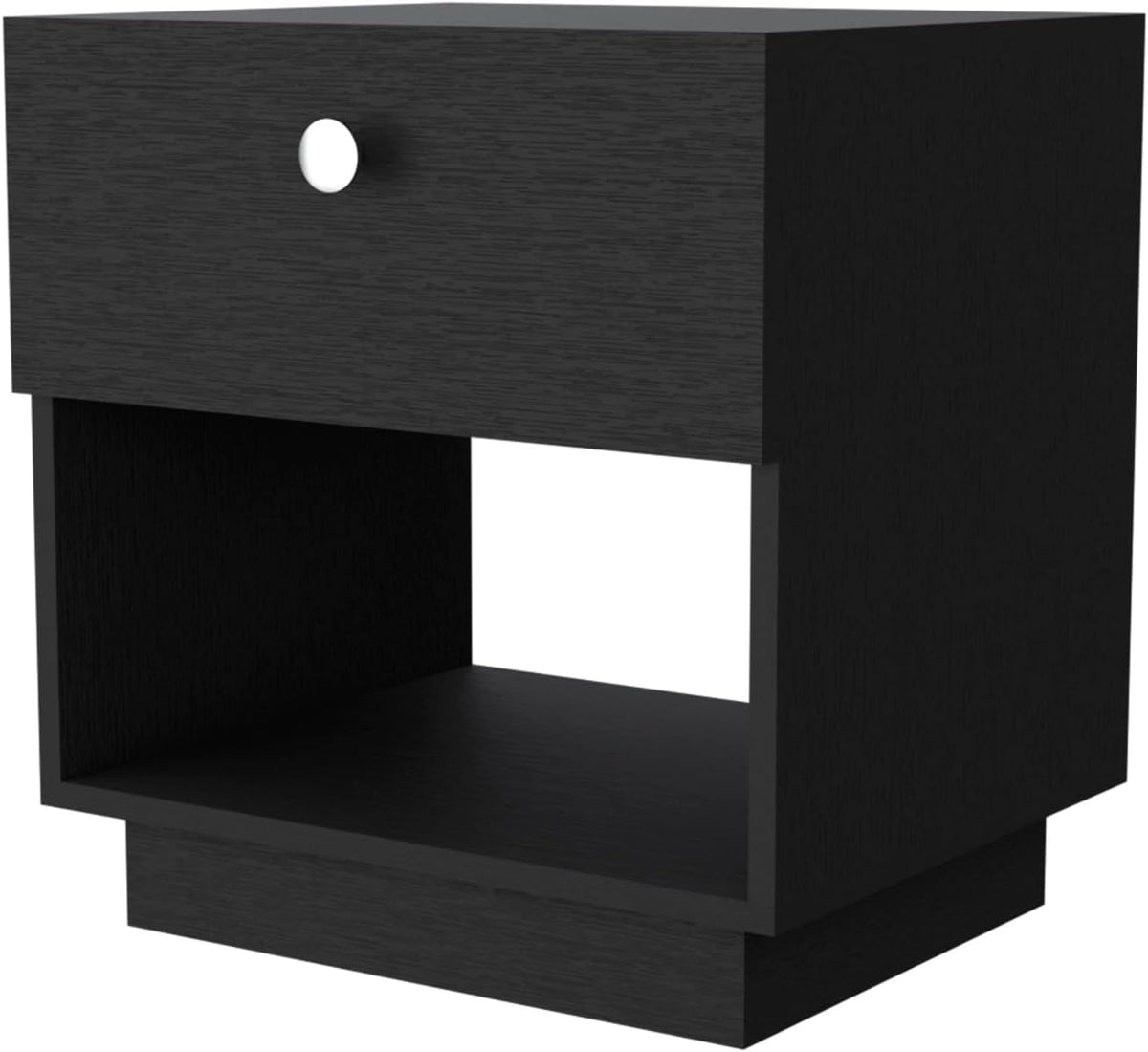 1 Drawer Nightstand, Storage Shelf,for Small Spaces