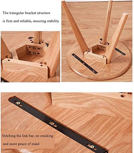 Telephone Table, Side Table,Small Round Table,Living Room Sofa Side Table,Snack Table,Terrace Coffee Table,Telephone Table,2 Sizes,2 Colors(Wood Color-25.59 * 23.62in