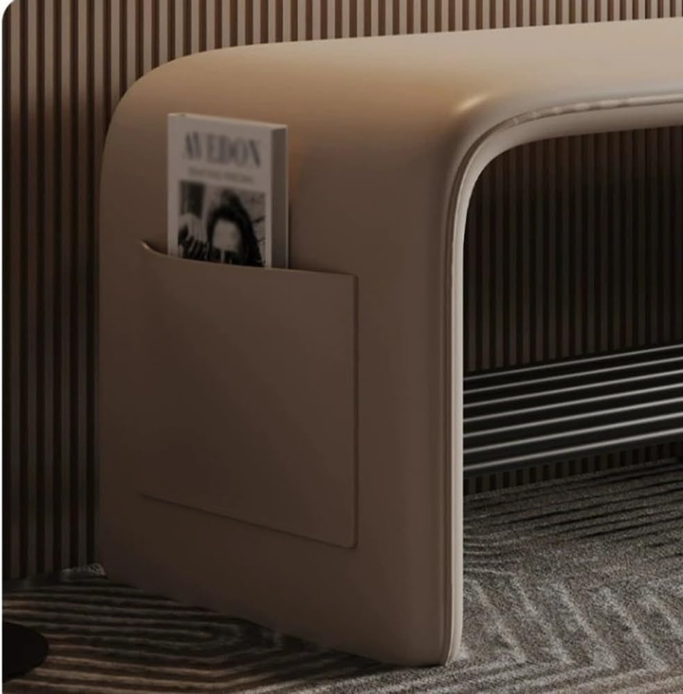 Modern Doorway Shoe-Changing Stool Shoe Cabinet Storage Two-Purpose Bedroom Simple Bedside Bench for Sitting Entryway(Black,Medium)