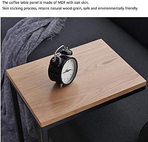 Telephone Table, C-Shaped Sofa Side Table,Nightstand,Living Room Telephone Tables,Coffee Laptop (