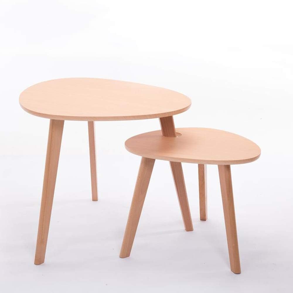 Telephone Table, Coffee Table Set Combination,Nesting Side Tables,Rotating Sofa & Console Tables,Telephone Tables,3 Colors(Wood Color