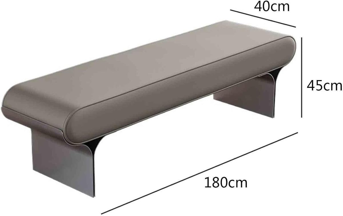 Modern Wooden Bench at The Foot of The Bed Long Beside The Suitable for Bedroom and Walk-in Closet Entryway(XL)
