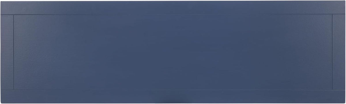 SAFAVIEH Home Collection - Christa Entryway Console Table, Blue Solid Wood 3-Drawer Storage Sofa Table with Rattan Baskets (AMH5737H)