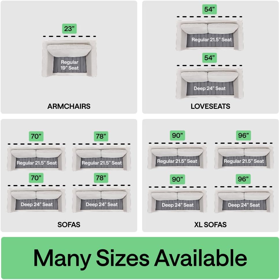 GORILLA GRIP Couch Cushion Support Board for Sagging Sofas, 24x70 Gray | Heavy Duty Slip Resistant Thick Boards Add Strong Seat Supports for Couch, Replacement Stuffing Firmer Couches Accessories
