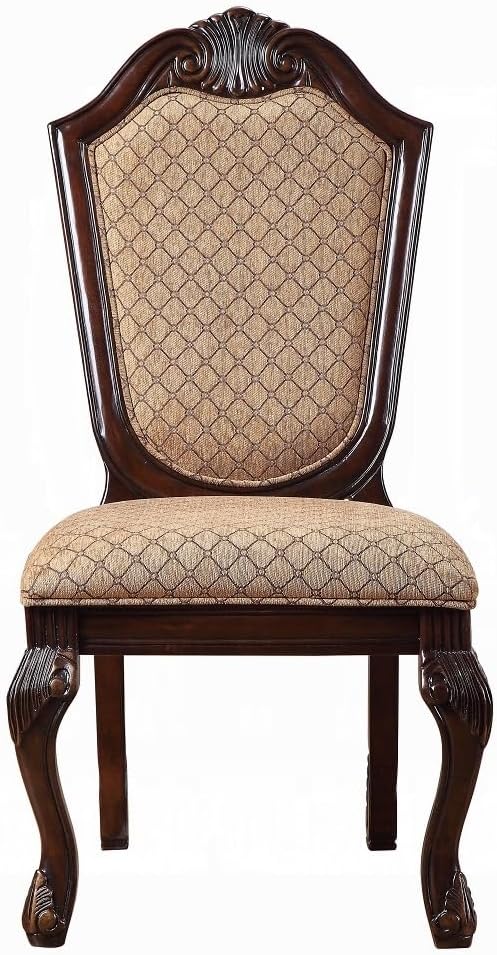 7-Piece Dining Set – Extendable Table with 4 Side Chairs & 2 Arm Chairs, Classic Farmhouse Dining Room Set (Espresso Finish)
