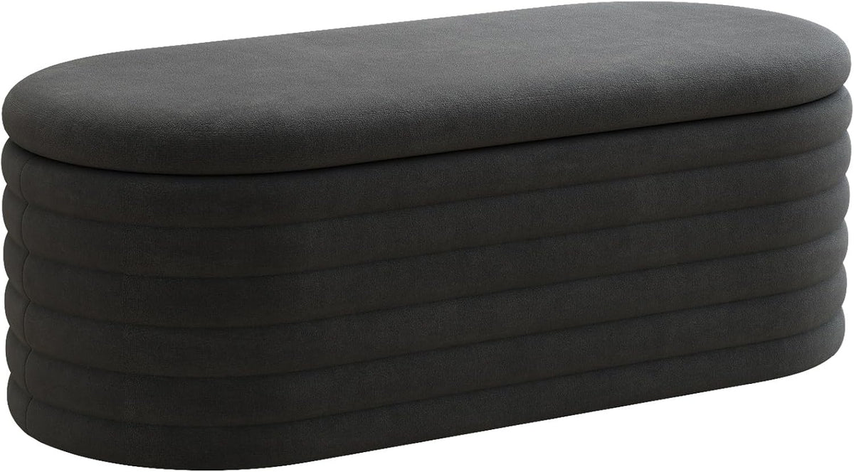 Modern Storage Bench, End of Bed Stool for Bedroom Living Room Entryway Closet
