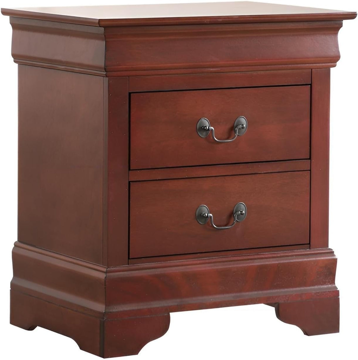 Elegant Traditional Cherry Nightstand,for Small Spaces