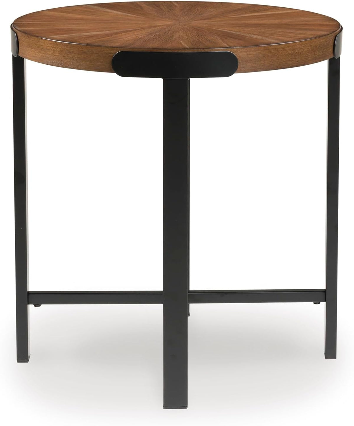GTU Furniture Casual Acacia Wood Square 3-Piece Coffee Table Set, Cocktail Table with 2 Matching End Tables, Brown Finish for Living Room