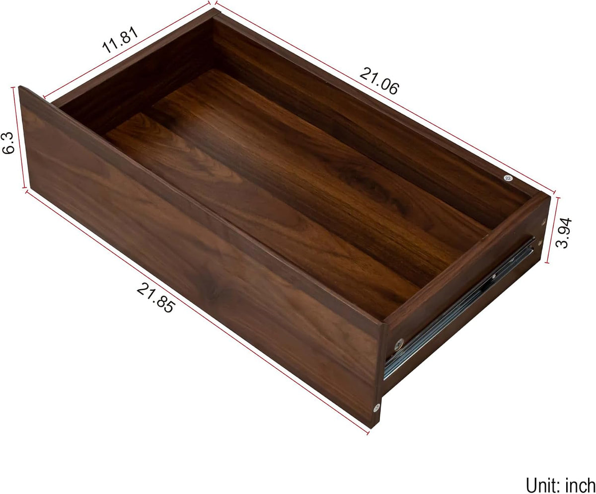 63" W Large Kitchen Pantry Cabinet, Freestanding Hutch Cabinets Storage Kitchen Cupboard with 4 Doors, 4 Drawers & Microwave Shelf, Walnut