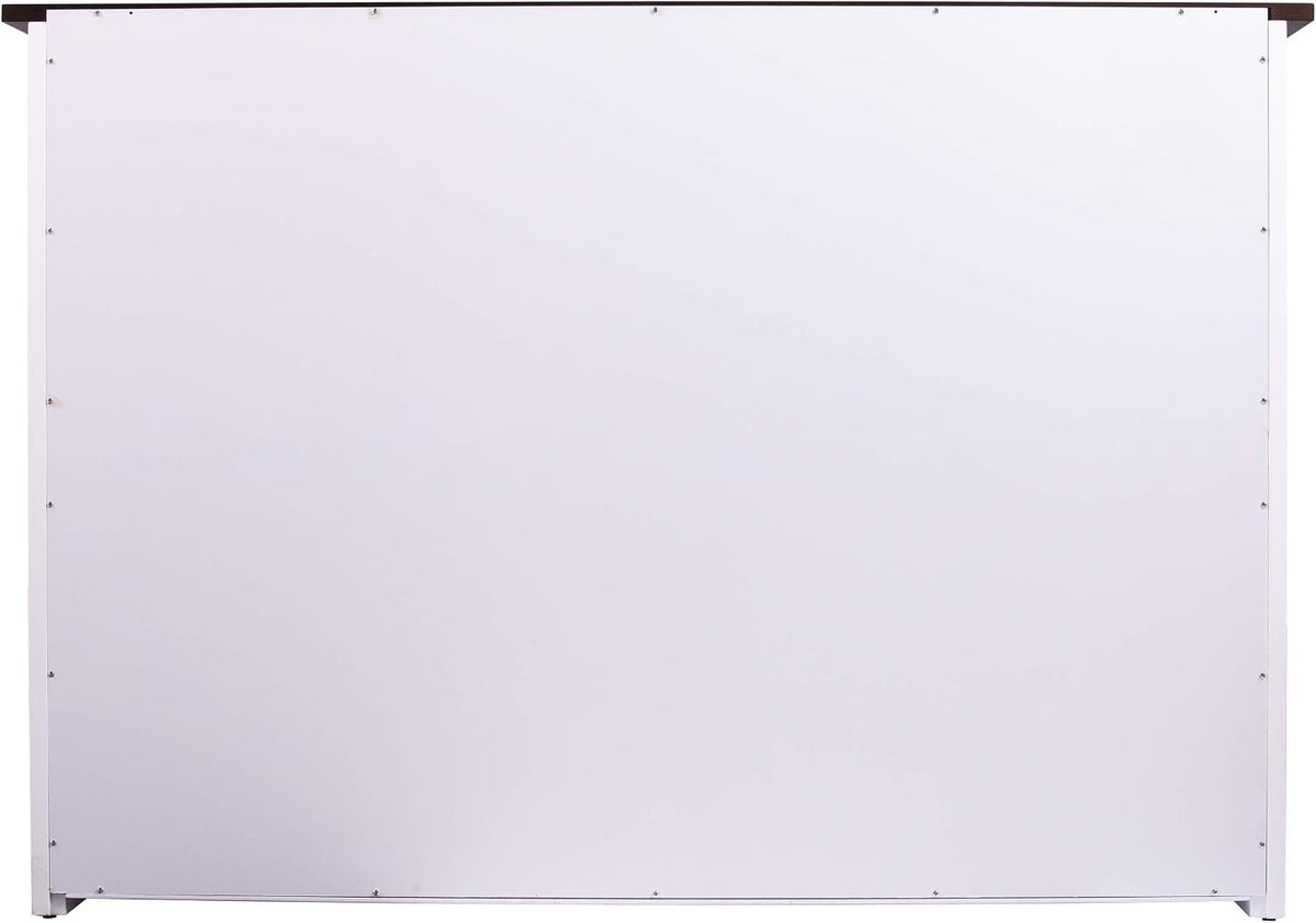 SEI Furniture - Leshire Barn-Door Kitchen Island - Transitional Design, Brown Finish - Ideal for Kitchen, Dining Room (KA1068861)