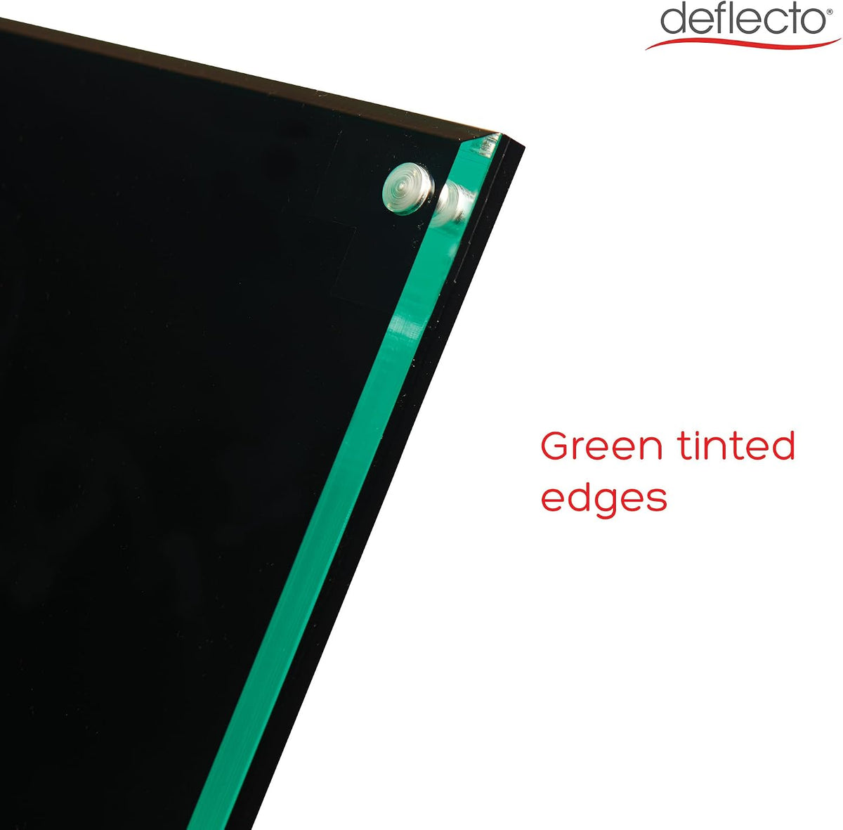 Deflecto 165242 A4 Bevelled Edge Floor Standing Sign Holder