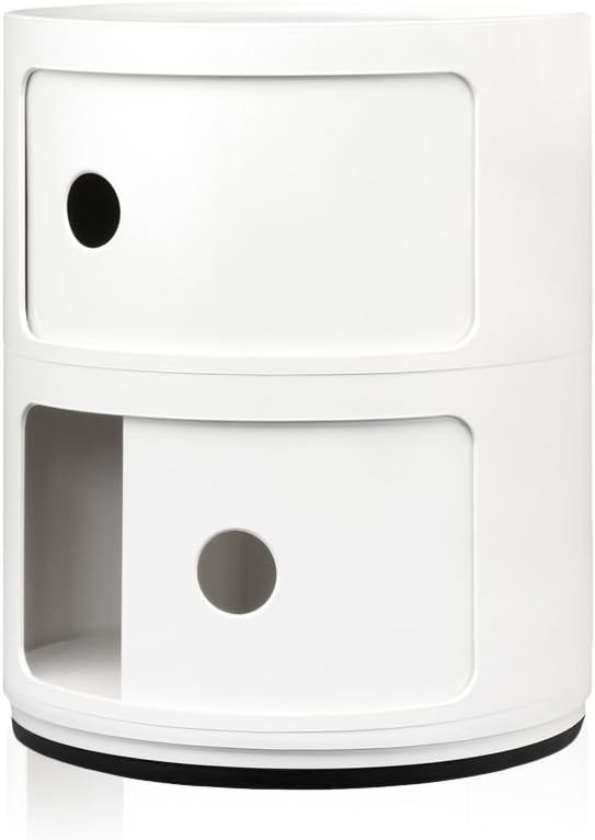 Kartell 4966/03 Componibili Drawers by Anna Castelli Ferrieri, Pack of 1, Opaque White