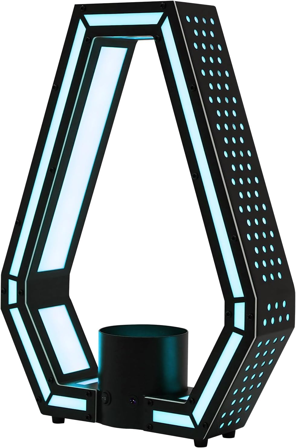 7 Colors Adjustable LED Liquor Display Shelf, Acrylic Glowing Champagne Bottle Display Stands for Home Bar, Nightclub, Party Decor