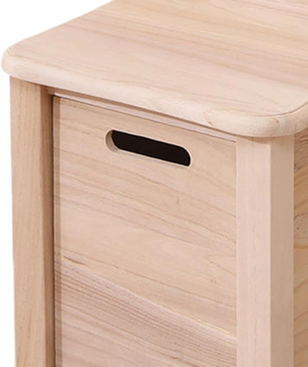 Wooden Foot Stool with Drawer Footstool Garden Display Stand Footrest Ottoman for Doorway Living Room Entryway Bedroom Dorm, 30cmx30cmx35cm