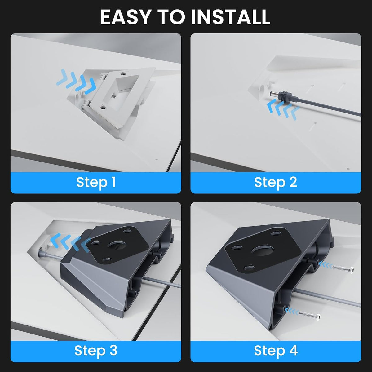 for Starlink Mini Mount,Starlink Mini Car Mount with Anti-Theft Car Mounting Kit for RV Trailer Yacht (Aluminum Made)
