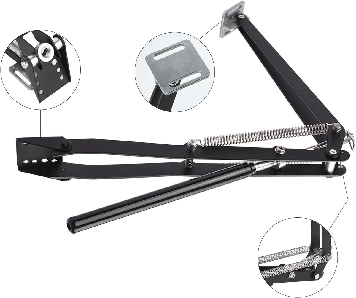 2X Auto Vent Opener Automatic Greenhouse Windows Opener Temperature Sensitive Roof Vent Opener Auto Vent Kit Gardening Tools Greenhouse Accessories Hothouse Roof Vent Kit (Dual Spring Up to 30lbs)