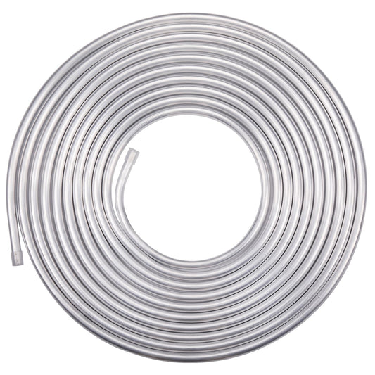 Podavelle 1/2 OD Aluminum Hard Fuel Line Hardline Tube Tubing Coil 10 Feet Roll