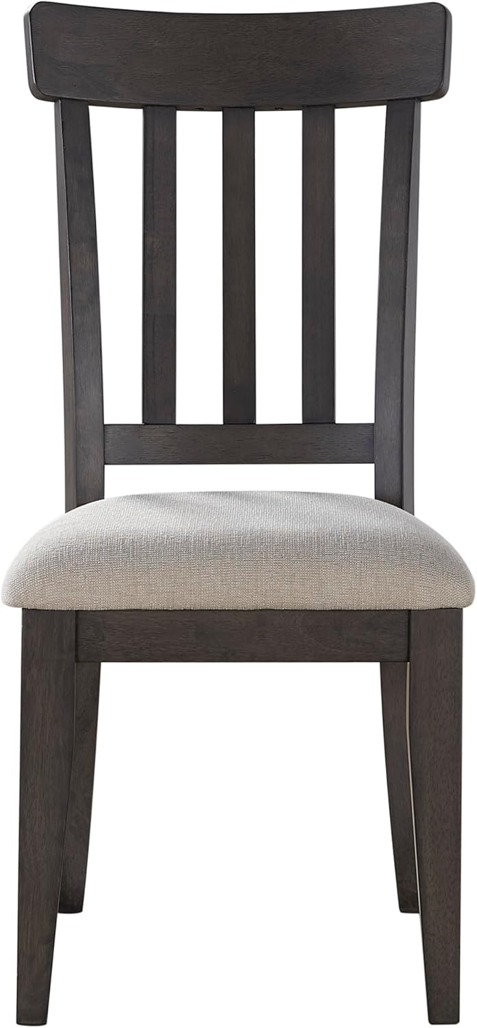 Steve Silver Furniture Napa 9pc Dining Table Set, 72"-90"-108" Dining Table w/ 2-18" Leaves, 8 Upholstered Side Dining Chairs, Farmhouse Design, Dining Room, 72" L x 42" W x 30.5" H, Brown