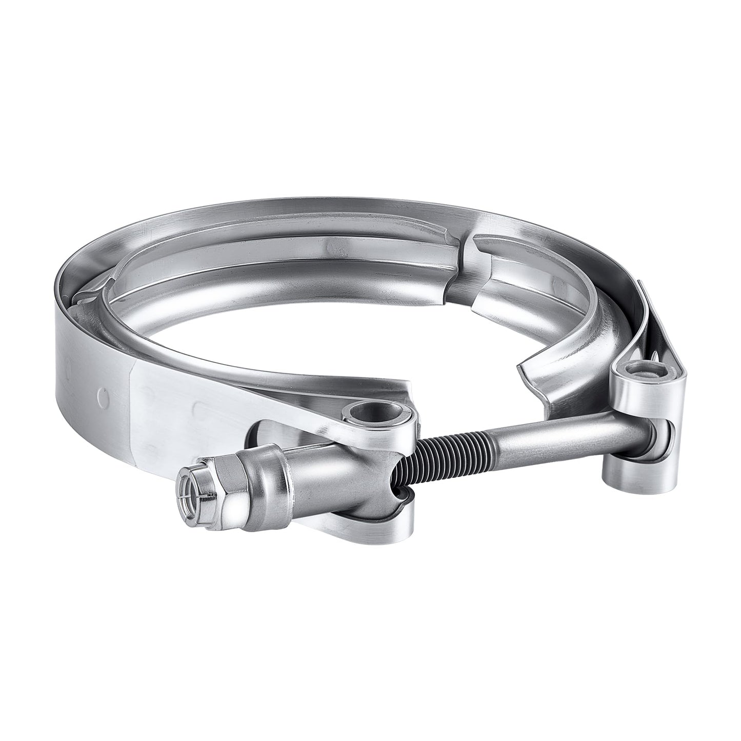 EVIL ENERGY V Band Clamp for Flange Kit Stainless Steel (1, 3.5)