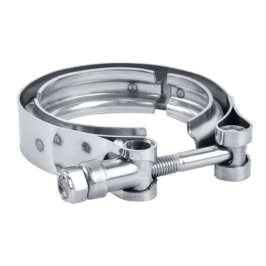 EVIL ENERGY V Band Clamp for Flange Kit Stainless Steel (1, 2.35)