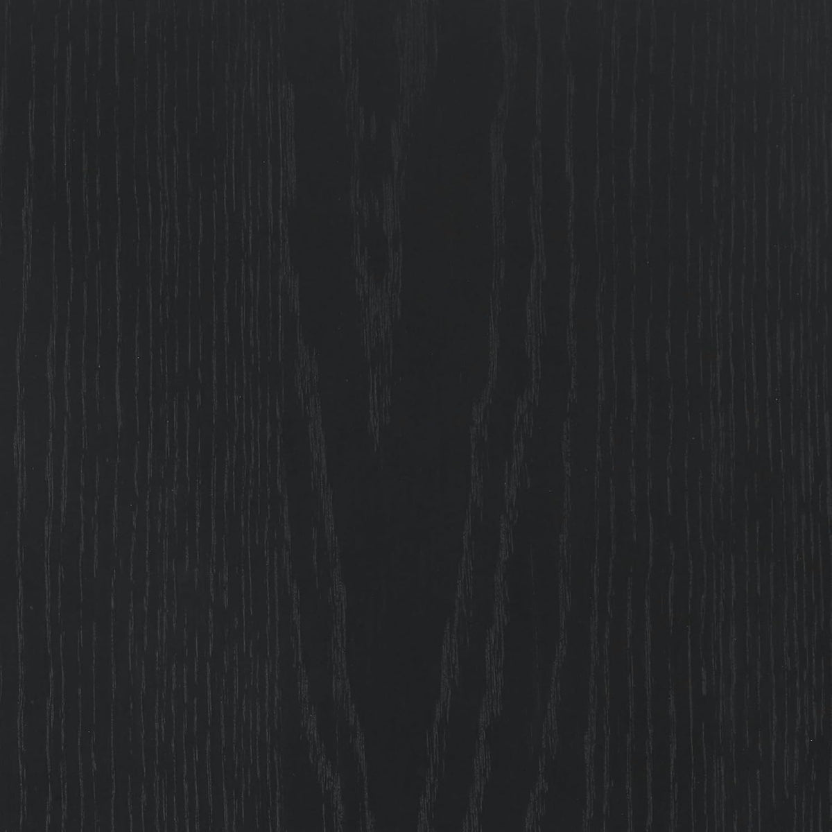 Nathan James Briggs Modern Dining Table for 6, Small Rectangle, 6-Person Black, Solid Wood in Black Oak