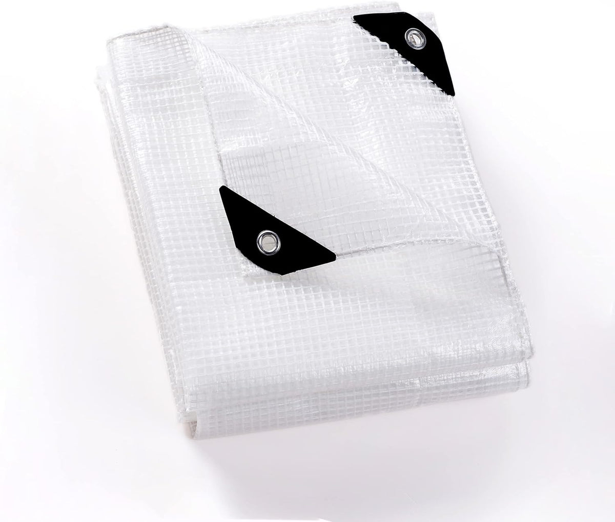 GUARD SHIELD Clear White Tarp Heavy Duty 10x20 Feet Waterproof for Greenhouse Outdoor Garden Poly Cover UV Resistant 3x3 Weave 10mil