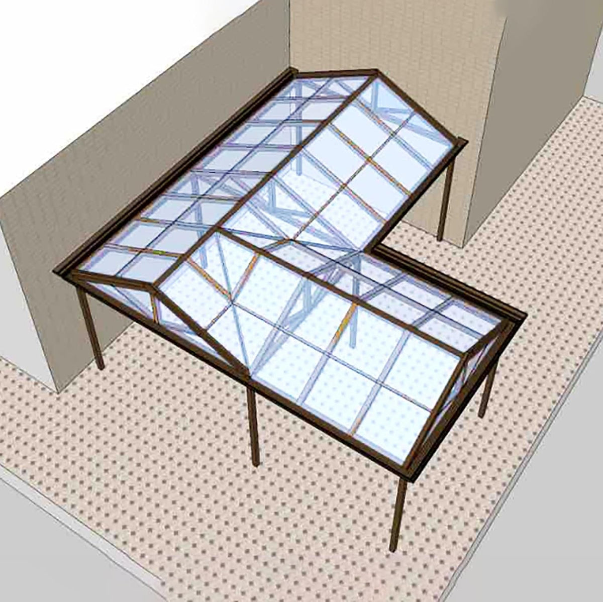 Greenhouse Panels Daylighting Roof Panels Transparent Greenhouse Panel Easy to Bend and Cut for Outdoor Gardens Greenhouses.(Transparent,2.62x3.3ft)