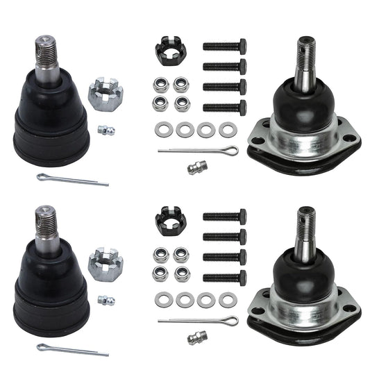 Detroit Axle - Front 4pc Ball Joints for Chevrolet Impala Astro Buick LeSabre Centurion Riviera Cadillac DeVille Fleetwood GMC S