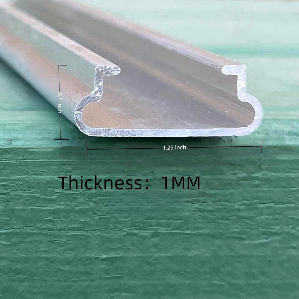 20 Set Greenhouse Lock Channel and Spring Wire,1MM Thick Aluminum Alloy Lock Channel and PVC Coated Spring Wires for Fixing Greenhouse Plastic Cover and Shade Cloth,6.6 FT,20 Set, LC20