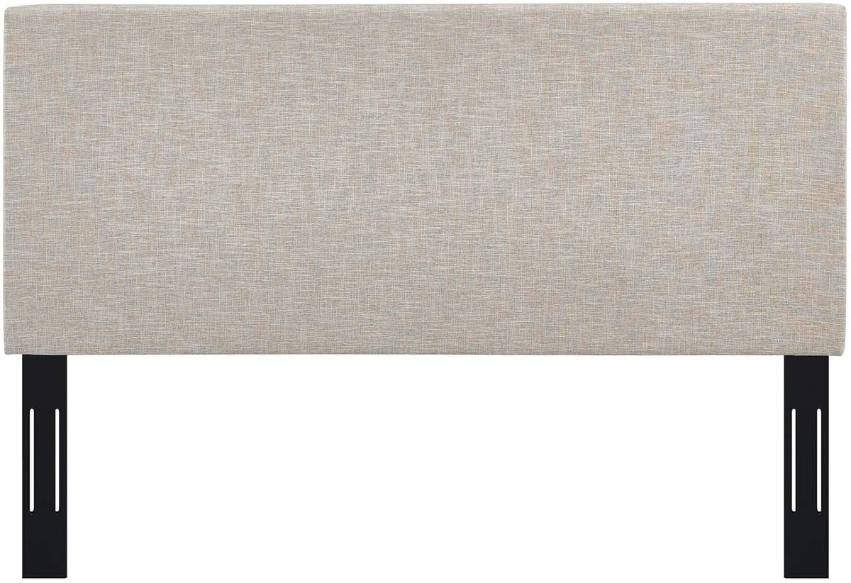 Modway Taylor Full/Queen Upholstered Linen Fabric Headboard, Beige