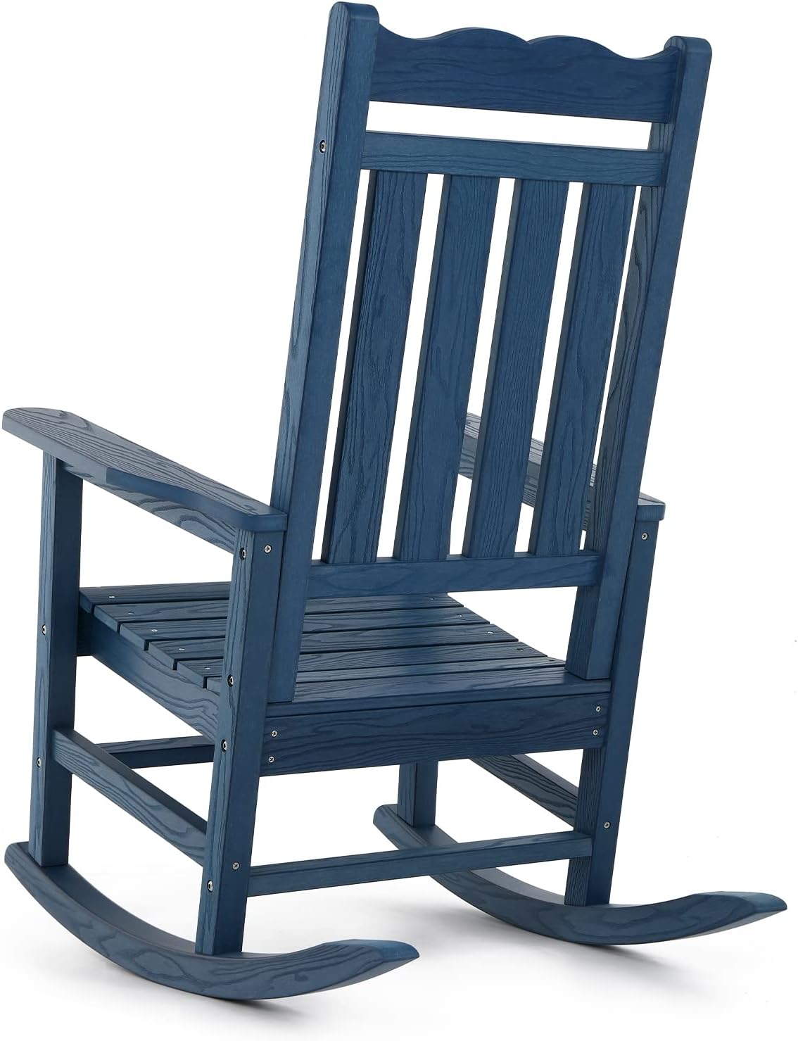 Stoog All-Weather Patio Rocking Chairs Set of 2, Outdoor Rocking Chair with 400 lbs Support, Porch Rocker, Rocking Chairs for Porch, Backyard, Garden and Deck, Blue