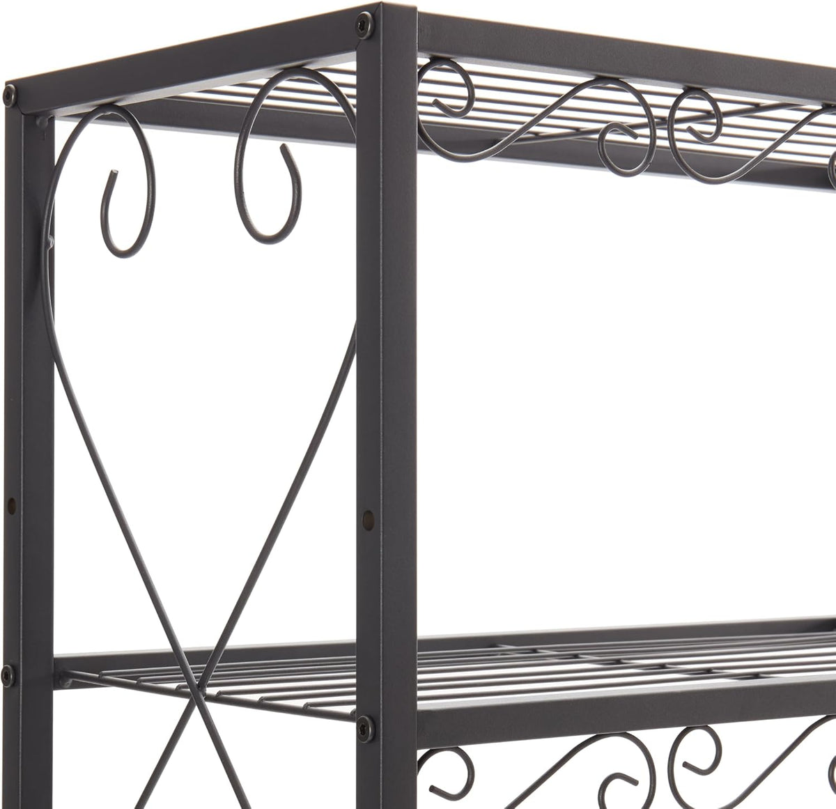 Queen Bed e with 2 Nightstands Headboards with Storage Cabinet, Headboard with Shelves, Bookcase Headboard Queen Easy Assembly for Bedroom Iron and Wood Rustic Brown