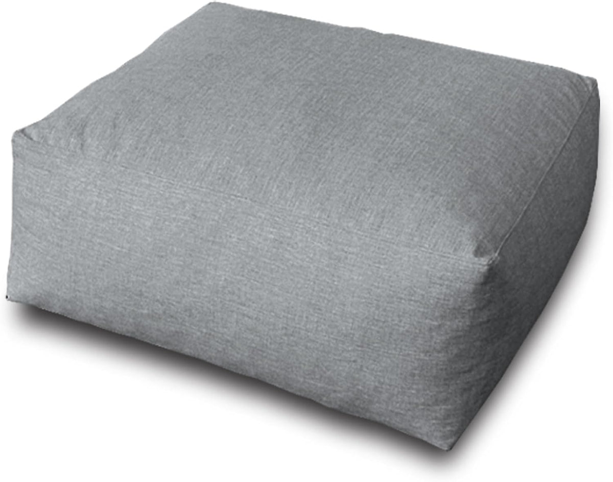 Dineli Modern Ottoman Chair Coffee Table Outdoor Furniture Patio Couch Side Table Creating a Unique Patio Garden Modular Contemporary Sofa (Dark Gray)