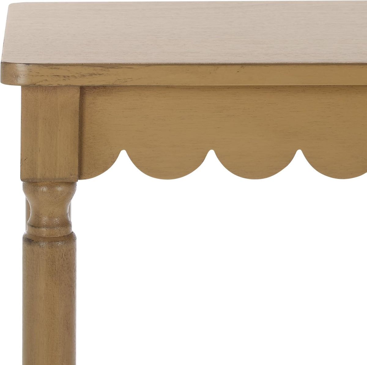 SAFAVIEH Home Collection Haven French Country Farmhouse Desert Brown Console Table for Entryway, Living Room, Foyer